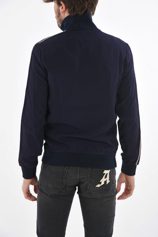 felpa mock con zip