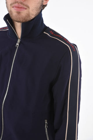 felpa mock con zip