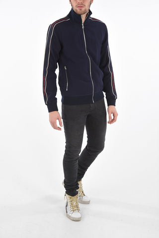 felpa mock con zip