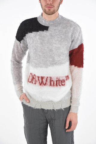 punked turtleneck sweater with ribbed edges
