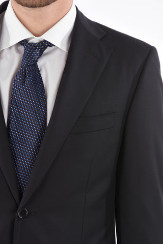 2 Buttons Suit with Notch Lapel