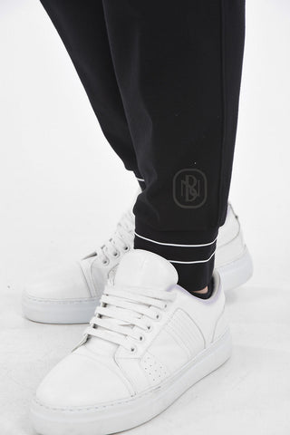 SLIM FIT Low Rise Joggers with Two Tone Ankle Bands