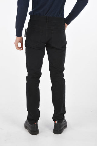5 Pocket Pants with Logo Label