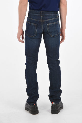 Jeans in Cotone 5 Tasche TAPERED FIT con Passanti