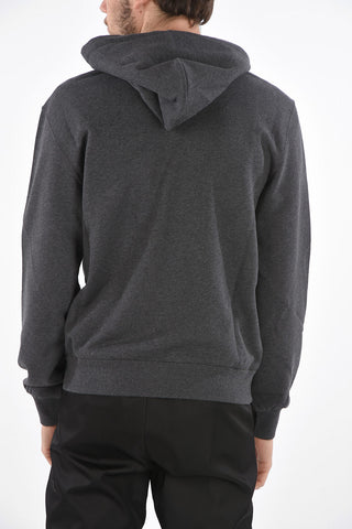 Brushed Hoodie with Embroidered Logo with Application