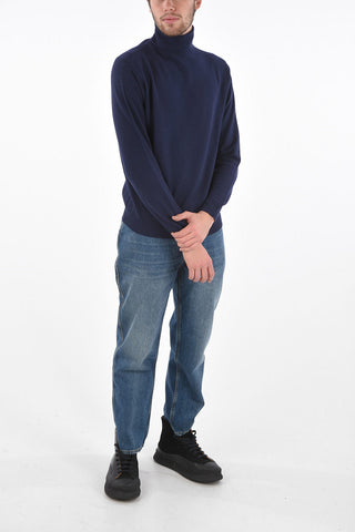 virgin wool turtleneck sweater