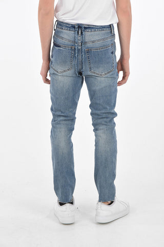 16cm distressed slim fit jeans