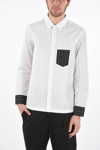 Camicia con Manica e Taschini Gessati  