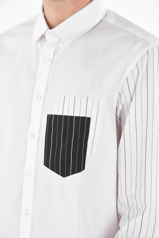 Camicia con Manica e Taschini Gessati  