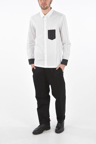 Camicia con Manica e Taschini Gessati  