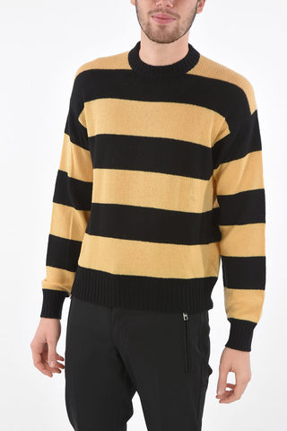 Pullover Girocollo a Righe Orizzontali