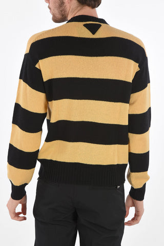 Pullover Girocollo a Righe Orizzontali