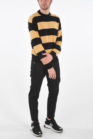 Pullover Girocollo a Righe Orizzontali