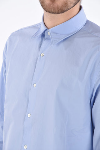Cotton Shirt with Standard Collar