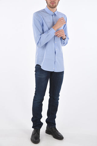 Cotton Shirt with Standard Collar