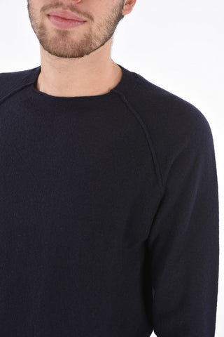 maglia girocollo in lana vergine