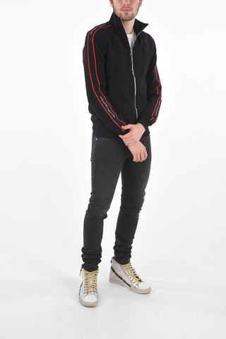 felpa mock con zip