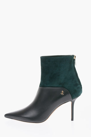 9cm suede leather booties