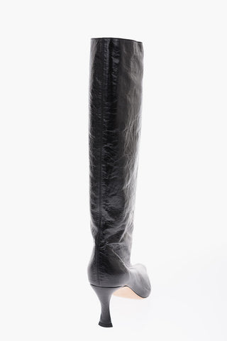 8,5cm creased leather STEVIE 42 Boots
