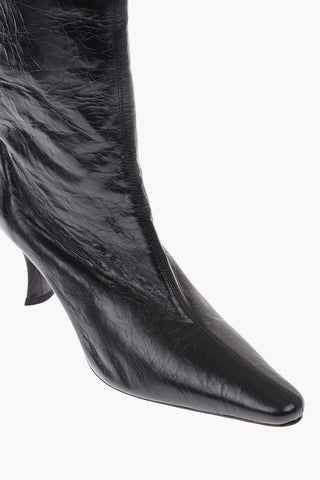 8,5cm creased leather STEVIE 42 Boots
