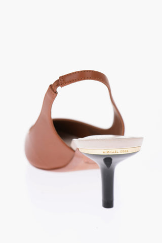 MICHAEL 7cm leather Slingback pumps