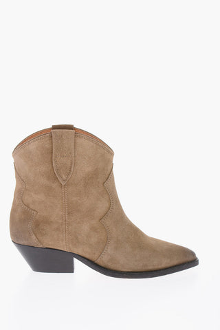 5cm suede leather DEWINA Western boots