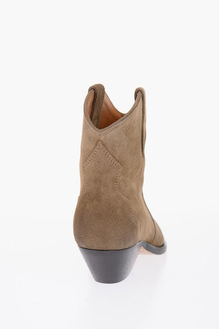 5cm suede leather DEWINA Western boots