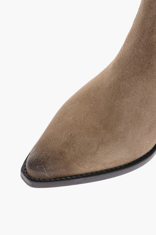 5cm suede leather DEWINA Western boots