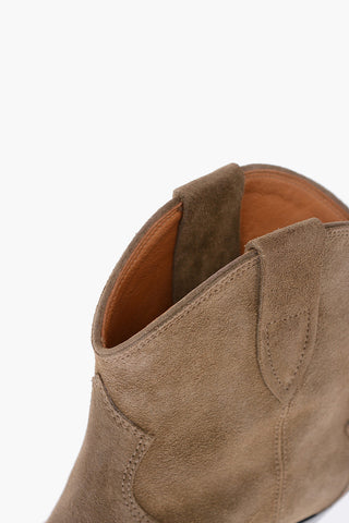 5cm suede leather DEWINA Western boots