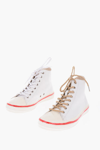 Ecoleather High-top Sneakers