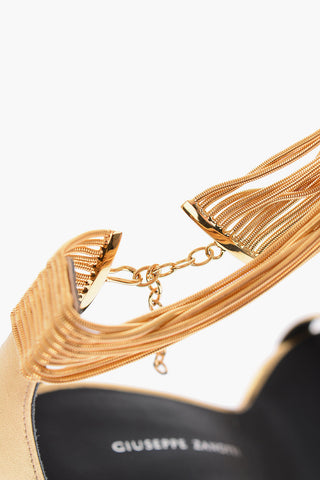 Sandali ankle-strap MEKONG lamé 10cm