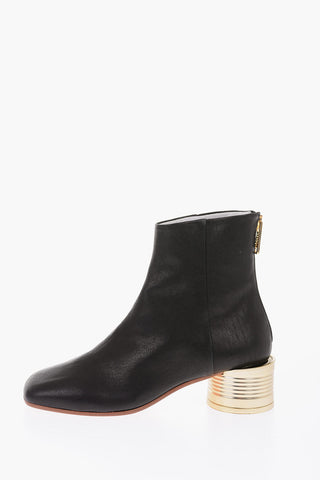 MM6 5cm leather Booties