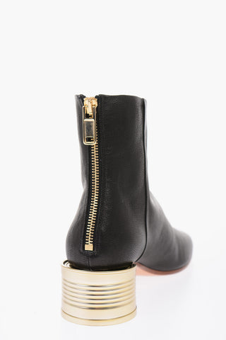 MM6 5cm leather Booties