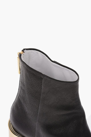 MM6 5cm leather Booties