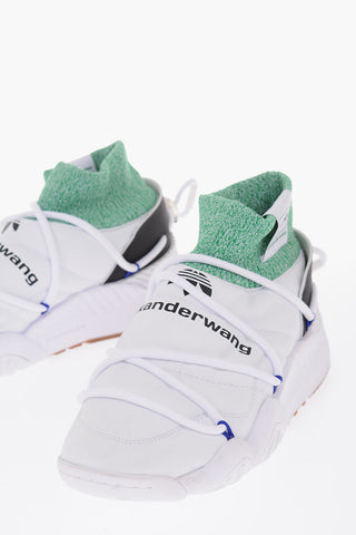 ALEXANDER WANG fabric and leather AW PUFF TRAINER Sock Sneakers