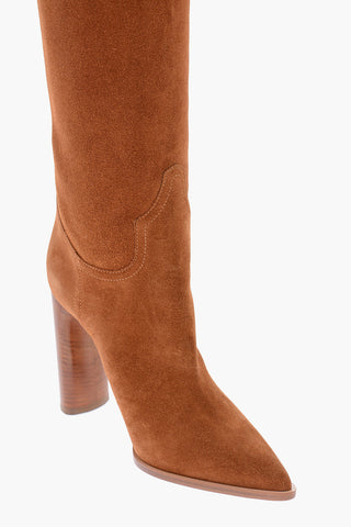 10cm suede leather KENTUCKY Knee boots