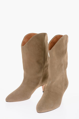 6cm suede leather DERNEE Booties