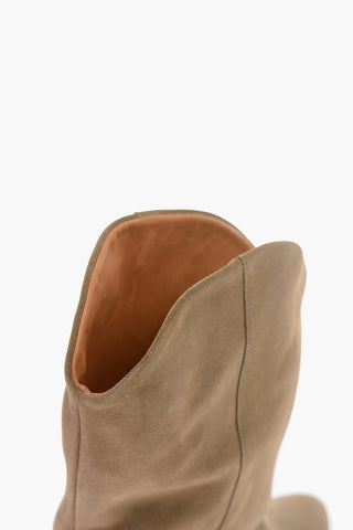 6cm suede leather DERNEE Booties