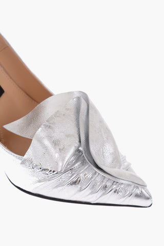 9.5cm leather GODIVA pumps