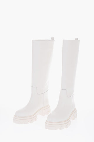 X PERNILLE TEISBAEK 5cm leather HOLLAND SHADOW Boots with track sole