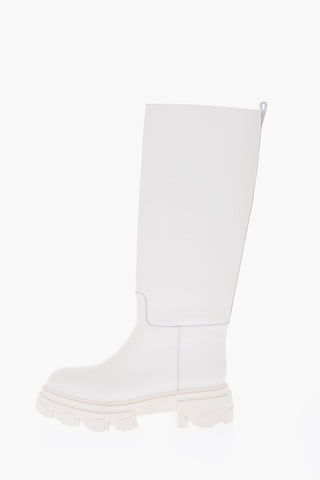 X PERNILLE TEISBAEK 5cm leather HOLLAND SHADOW Boots with track sole