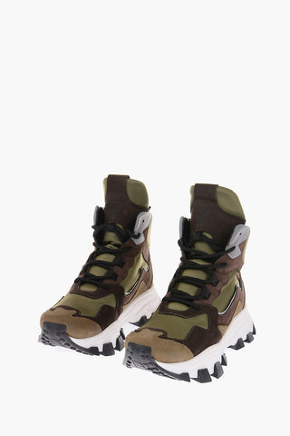 sneakers DRAGON TRAIL in pelle e tessuto