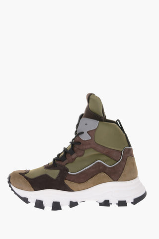 sneakers DRAGON TRAIL in pelle e tessuto