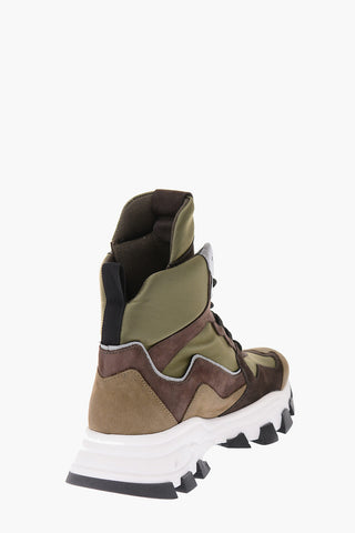 sneakers DRAGON TRAIL in pelle e tessuto