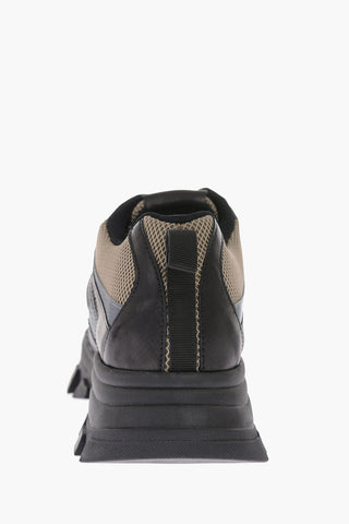 leather and fabric DRAGON TRAIL sneakers