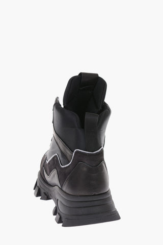 leather and fabric DRAGON TRAIL sneakers