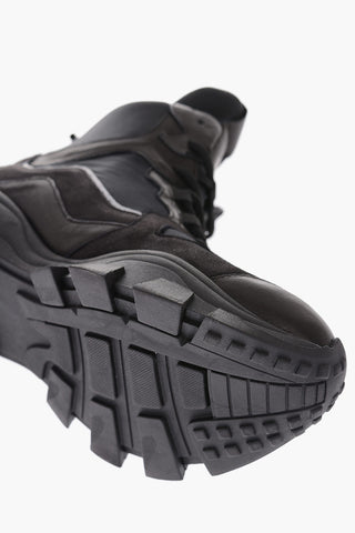 leather and fabric DRAGON TRAIL sneakers