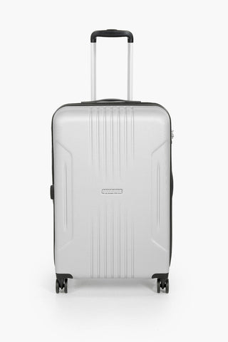 TRACKLITE Trolley Medio 67cm 4R Espandibile Argento