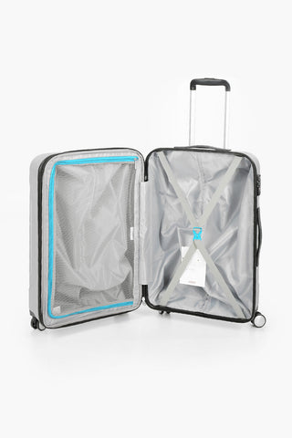 TRACKLITE Trolley Medio 67cm 4R Espandibile Argento