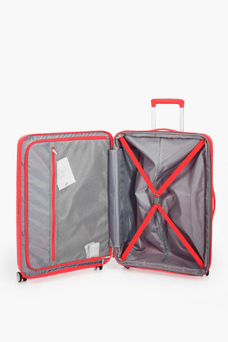 SOUNDBOX Large Trolley 77cm 4W Expandable Coral Red